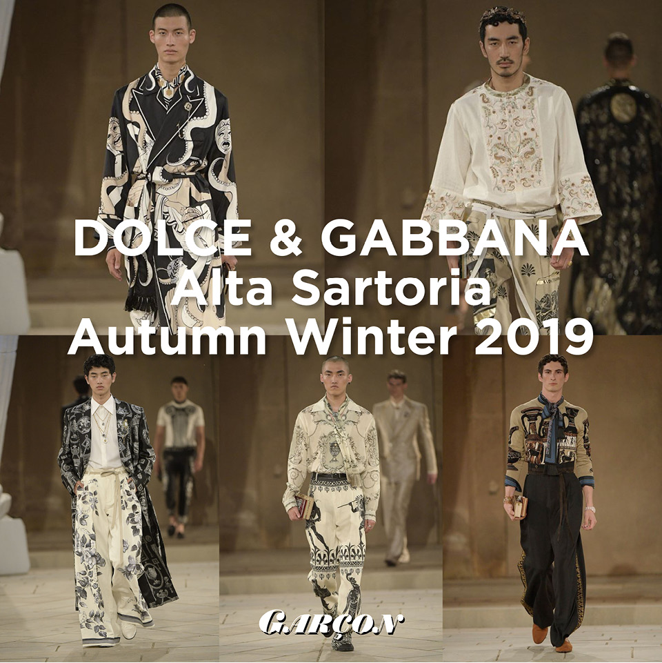 Dolce & Gabbana Alta Sartoria Autumn Winter 2019