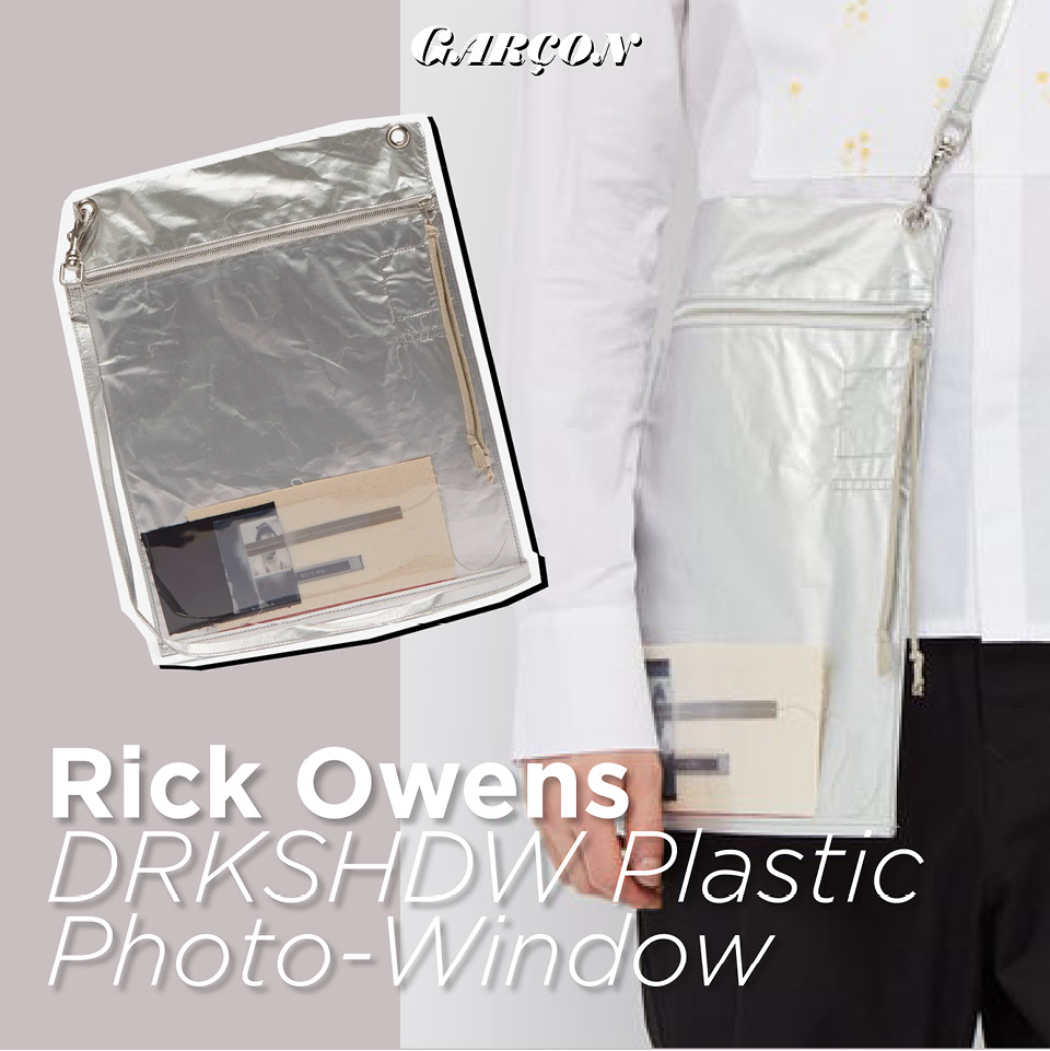 Rick Owens DRKSHDW Plastic Photo-Window