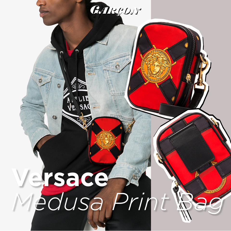 Versace Medusa Print Bag