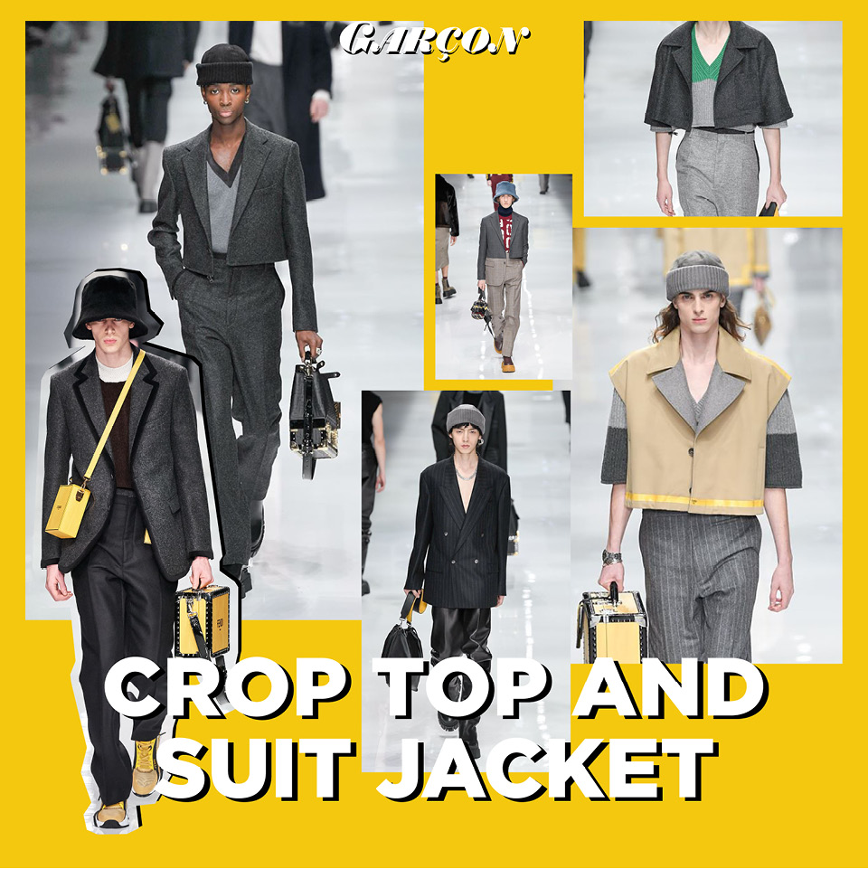 Crop Top and Suit Jacket