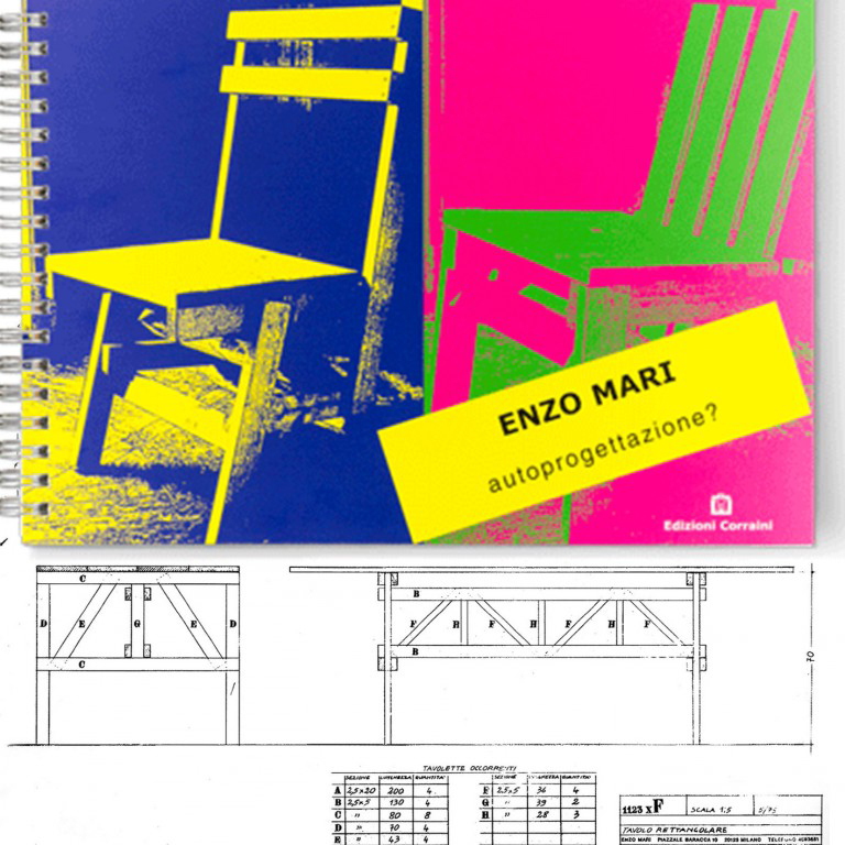 หนังสือ Autoprogettazione หรือ Self-design โดยเอนโซ มาริ