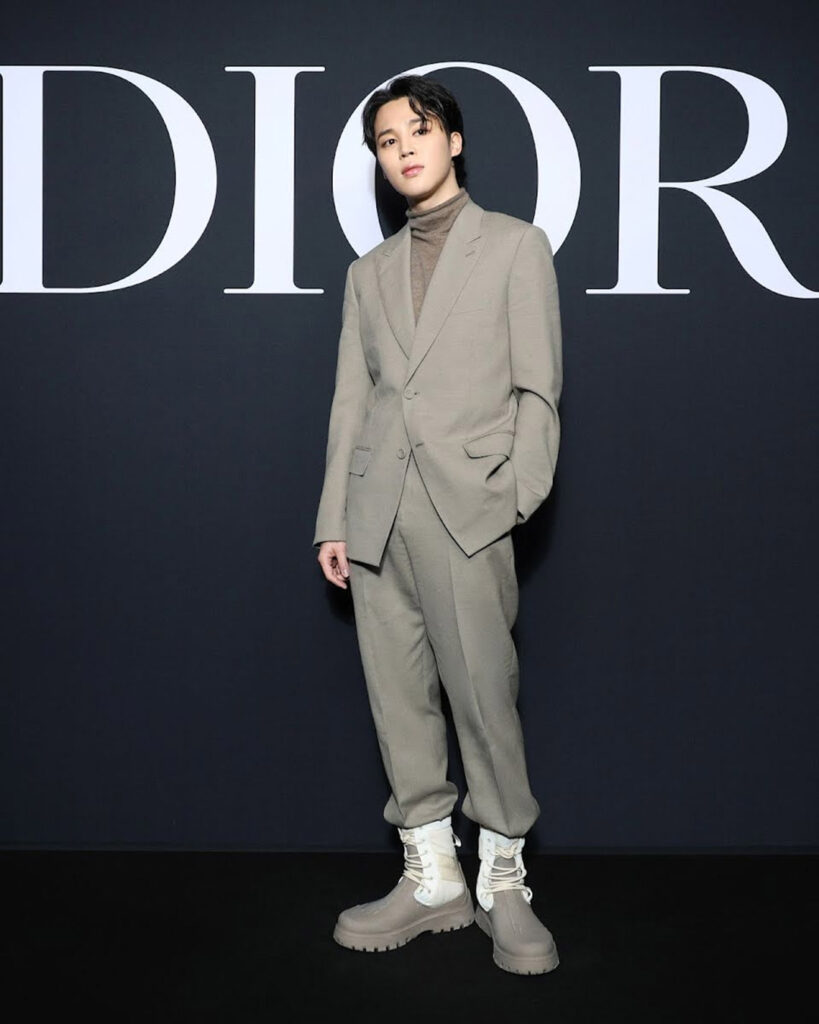 จีมินที่แฟชั่นโชว์ Dior Menswear Fall-Winter 2023 ที่ปารีส
