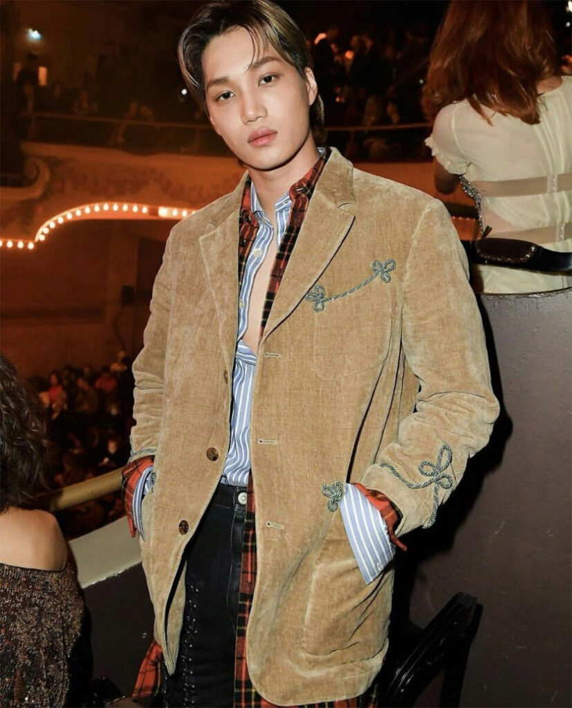 Kai x Gucci เดินแบบในโชว์ Louis Vuitton