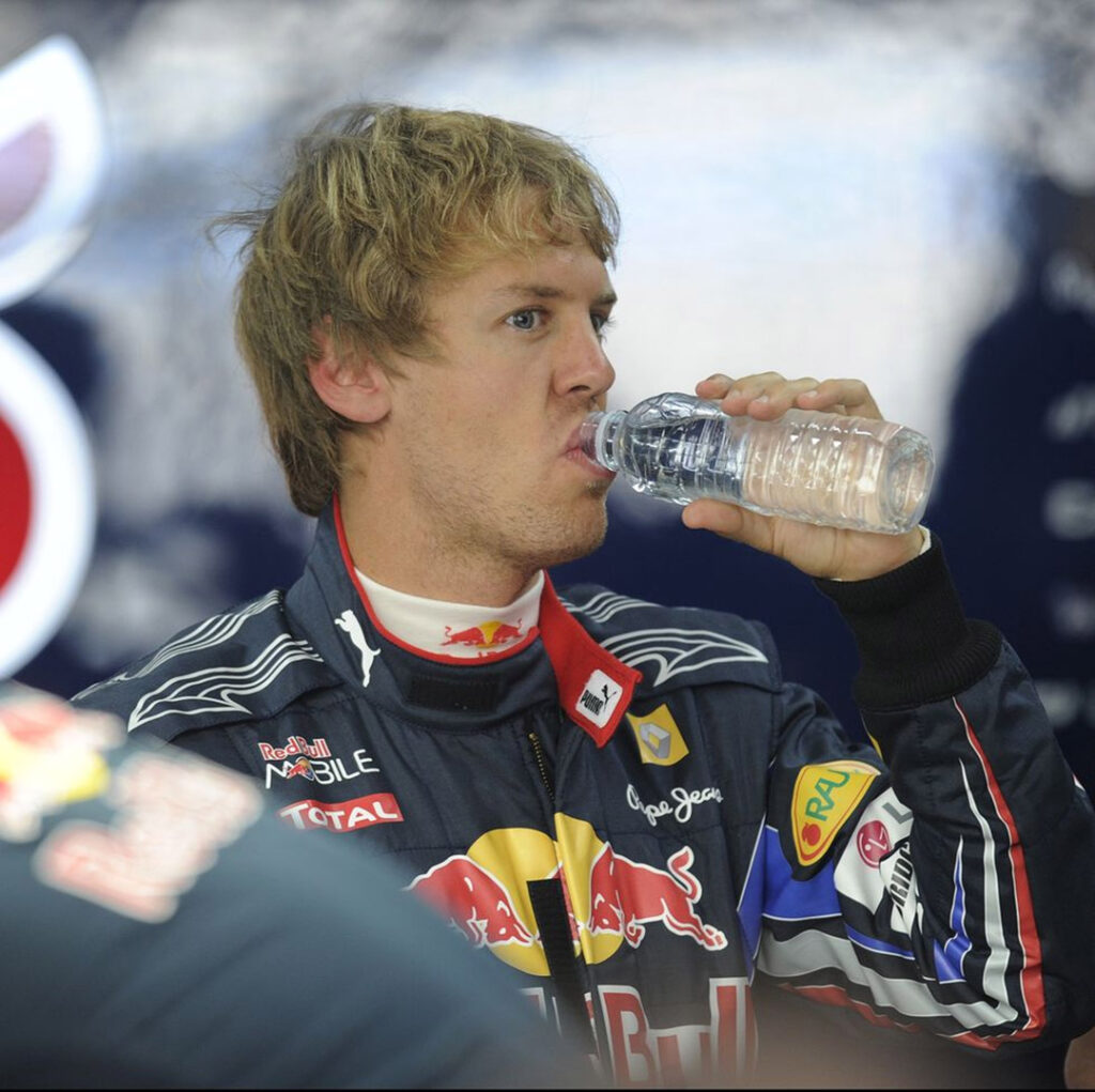 Sebastian Vettel นักแข่งรถชาวเยอรมันจากทีม Red Bull
