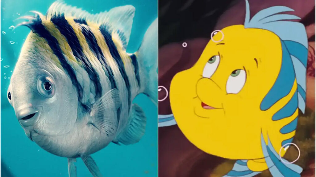 ‘ฟลาวเดอร์’ ลูกปลาน้อยสีฟ้าเหลืองใน Little Mermaid 2023 กลายเป็น ‘ปลา’