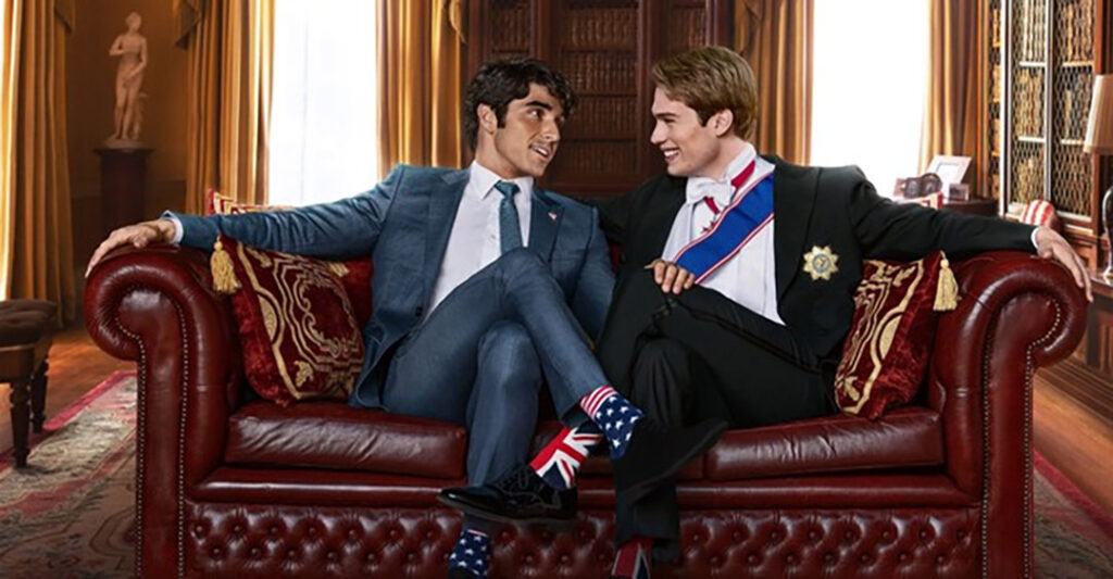 Alex Claremont-Diaz กับ Prince Henry ในหนัง Red, White & Royal Blue